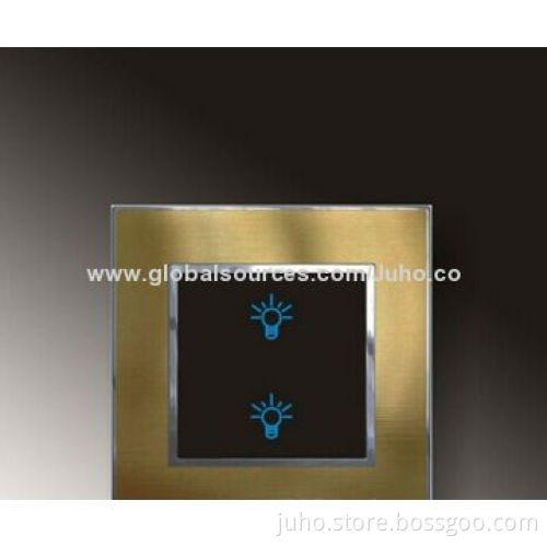 2-gang Satin Metal Touch Switch